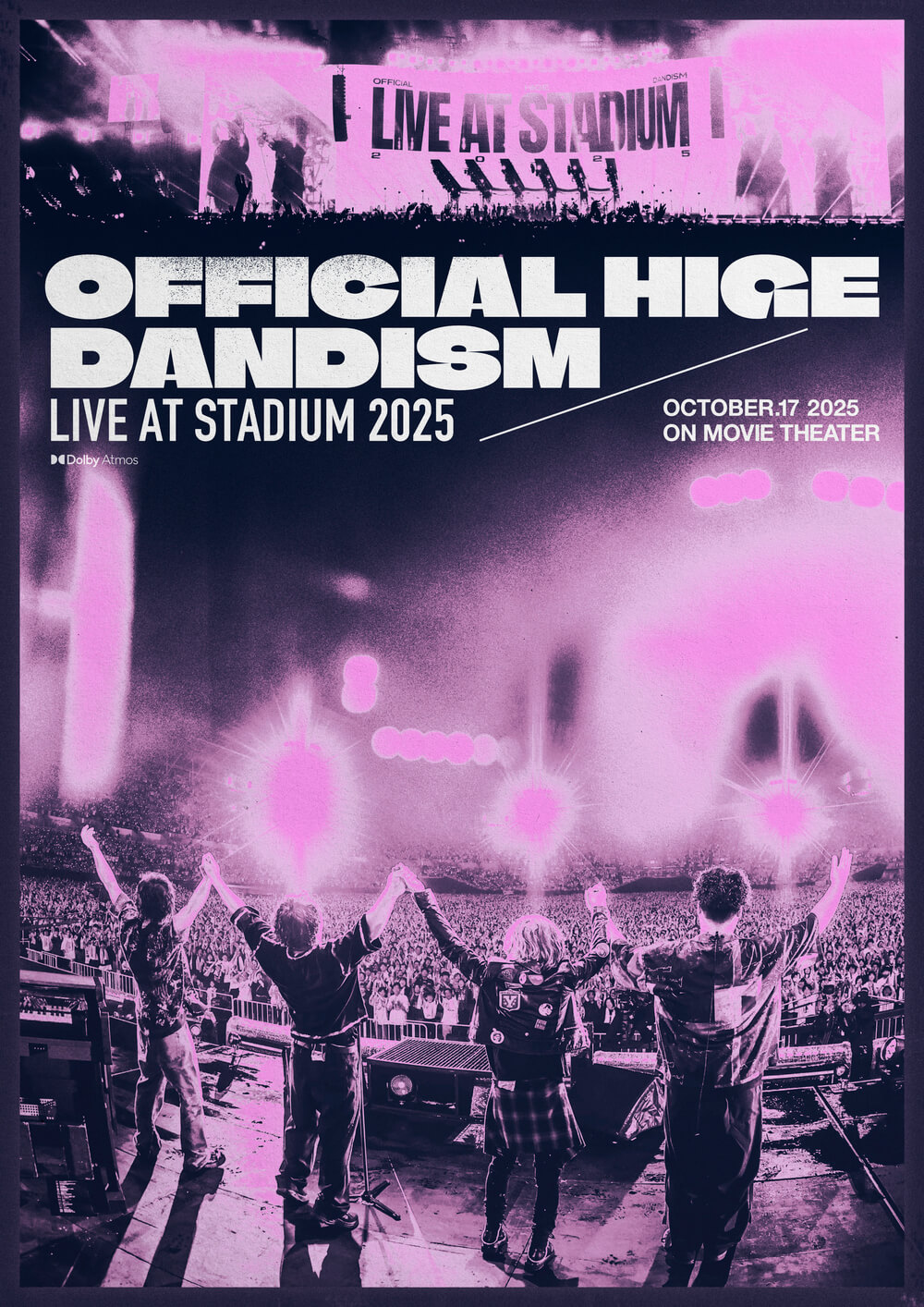 OFFICIAL HIGE DANDISM LIVE AT STADIUM 2025 キービジュアル